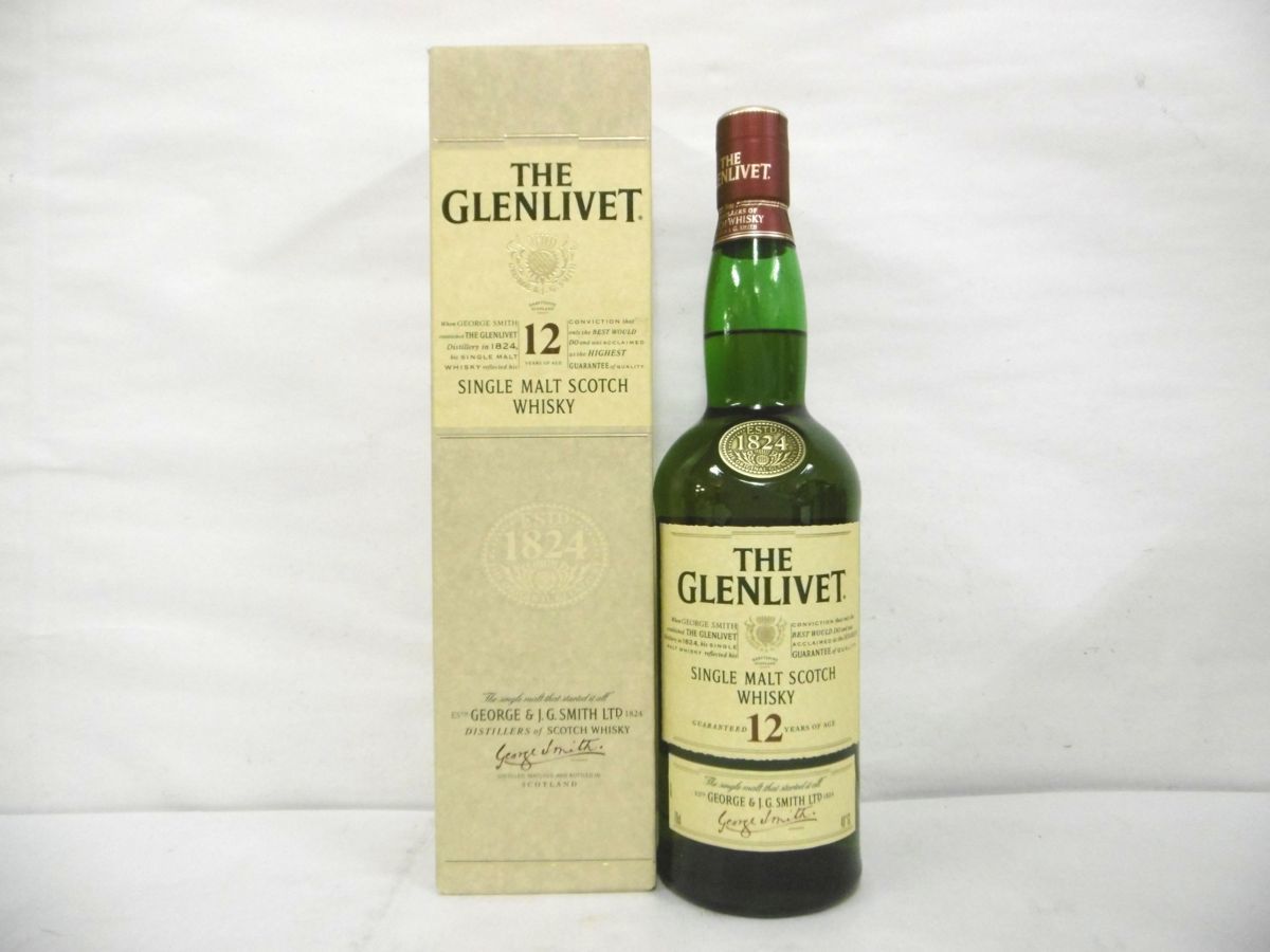 古酒　GLENLIVET グレンリベット12年　1L 未開栓 古酒 未開栓 THE GLENLIVET グレンリベット 12年 シングルモルト