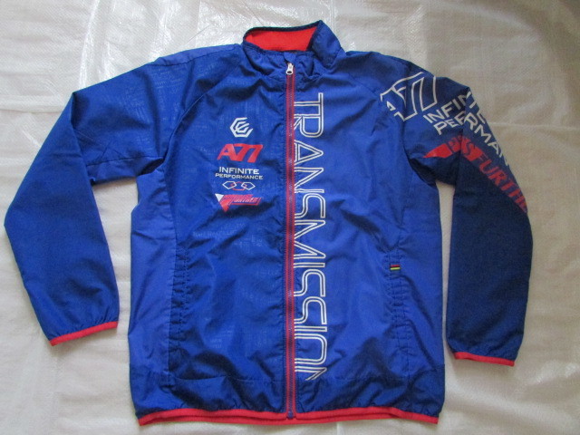 Mサイズ USED きれい asics A77 起毛裏地 ウインドブレーカー ジャケット アシックス XAW720 8690円