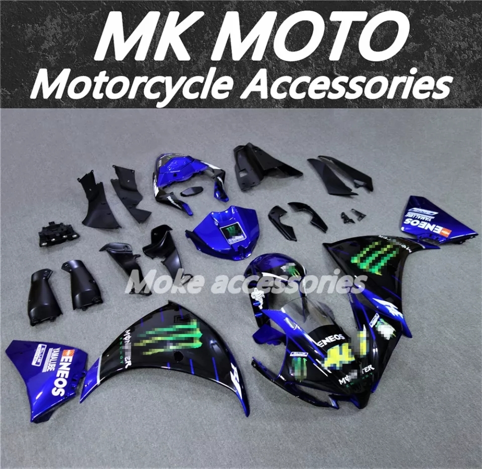 ヤマハ　YAMAHA　YZF-R1　モンスターエナジーフェアリングキット　カウルセット　2013 2014　高品質ABS　他年式製作可能 高品質，本物保証