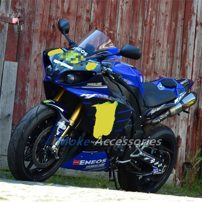 ヤマハ　YAMAHA　YZF-R1　モンスターエナジーフェアリングキット　カウルセット　2013 2014　高品質ABS　他年式製作可能 高品質，本物保証
