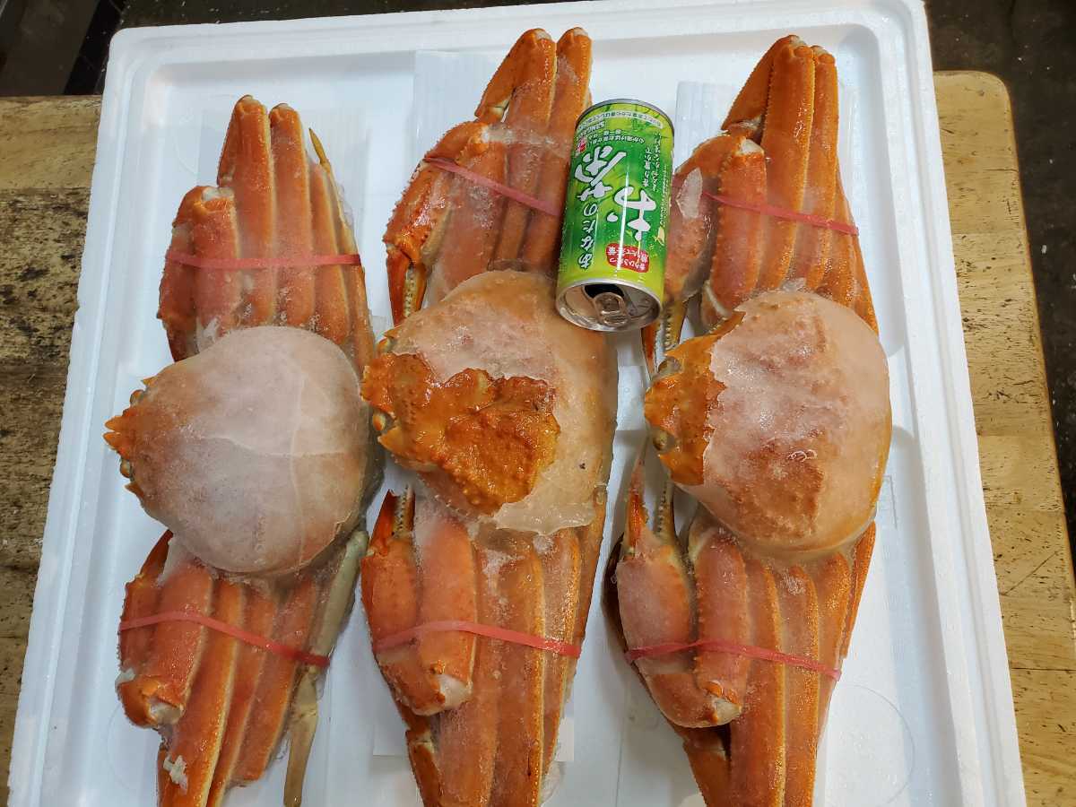 食品 【ちゃき様 専用】冷凍ボイル 本ズワイガニ5尾/総重量3.0kg