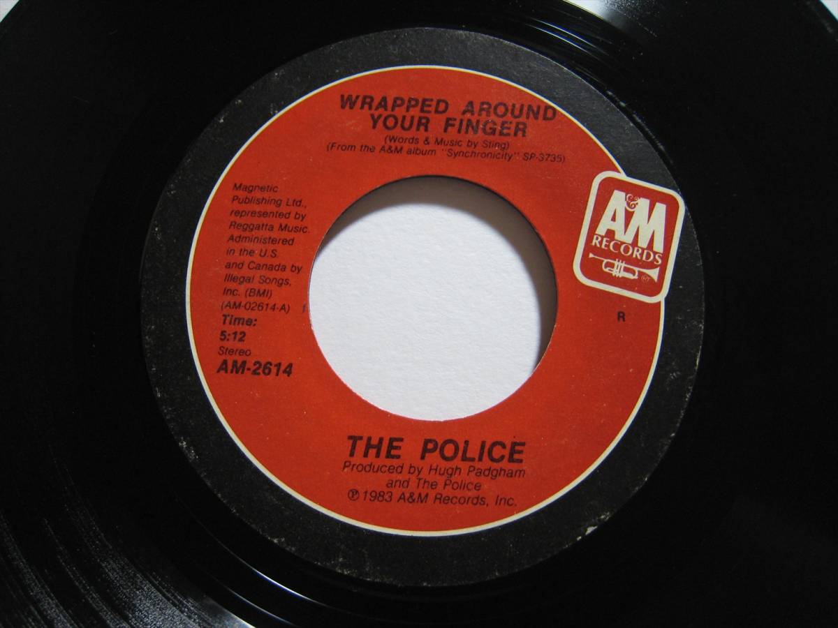 7” THE POLICE // WRAPPED AROUND YOUR FINGER / TEA IN THE SAHARA US盤 ポリス