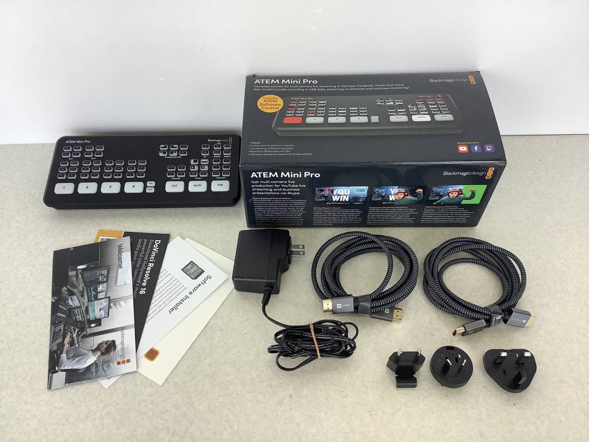Blackmagic Design ライブプロダクションスイッチャー ATEM Mini 