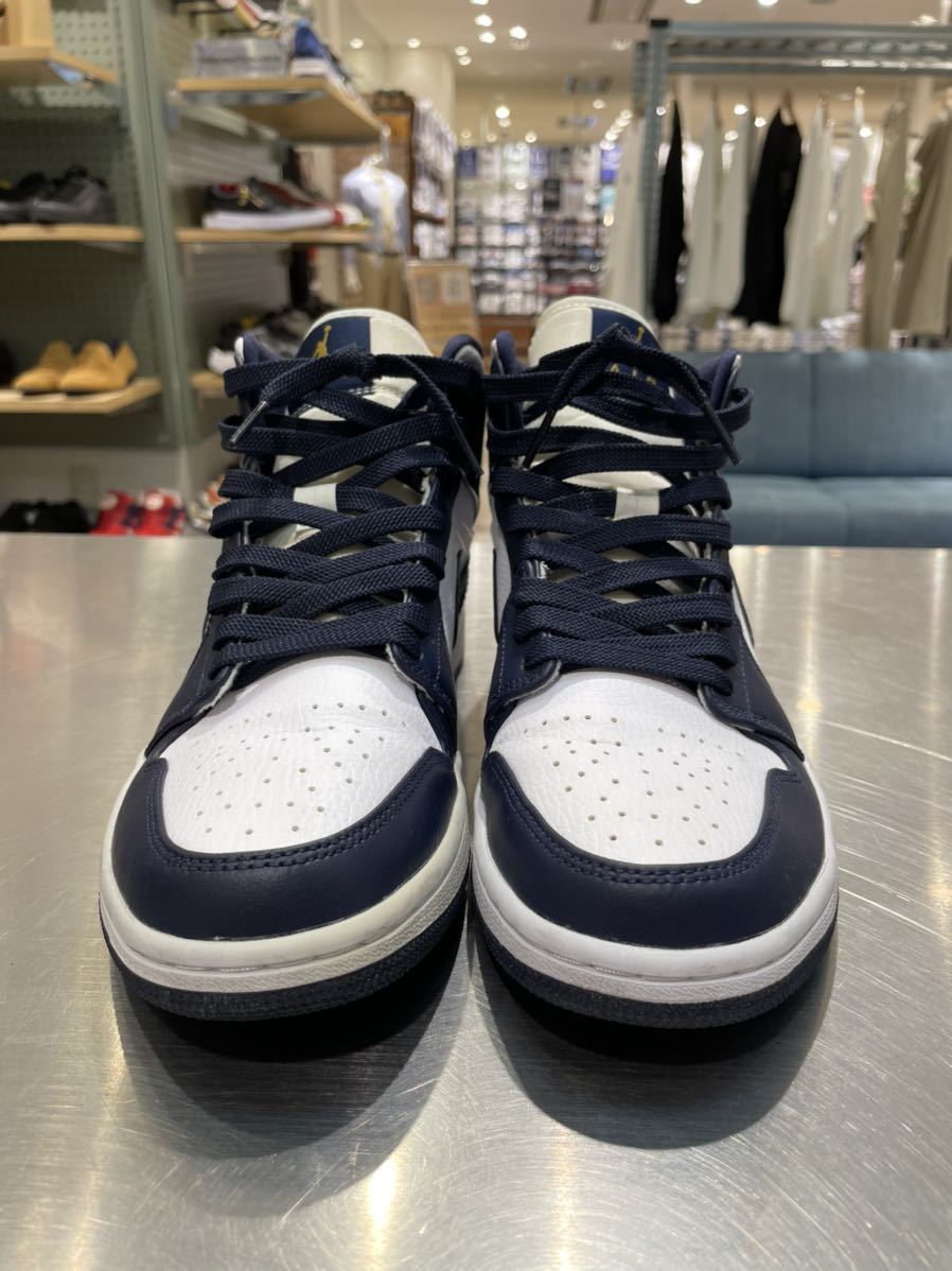 超高騰 極 美品 レア スニーカー 1円 】NIKE AIR JORDAN1 MID WHITE 