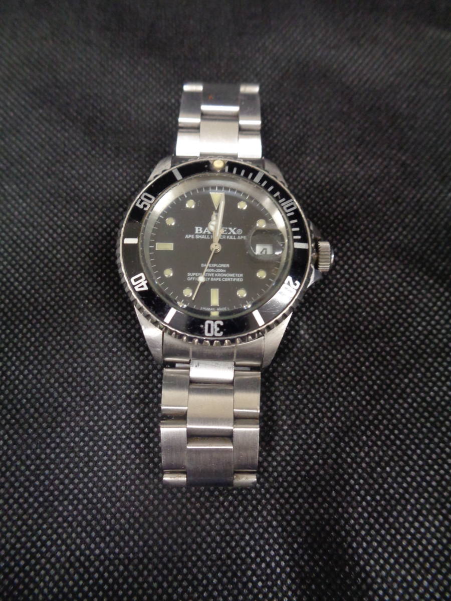 限定セール，品質保証 お引き取りOK A BATHING APE ア ベイジング エイプ BAPEX 自動巻き腕時計(ア ベイシング エイプ)｜売買されたオークション情報、yahooの商品情報をアーカイブ公開 - オークファン その他
