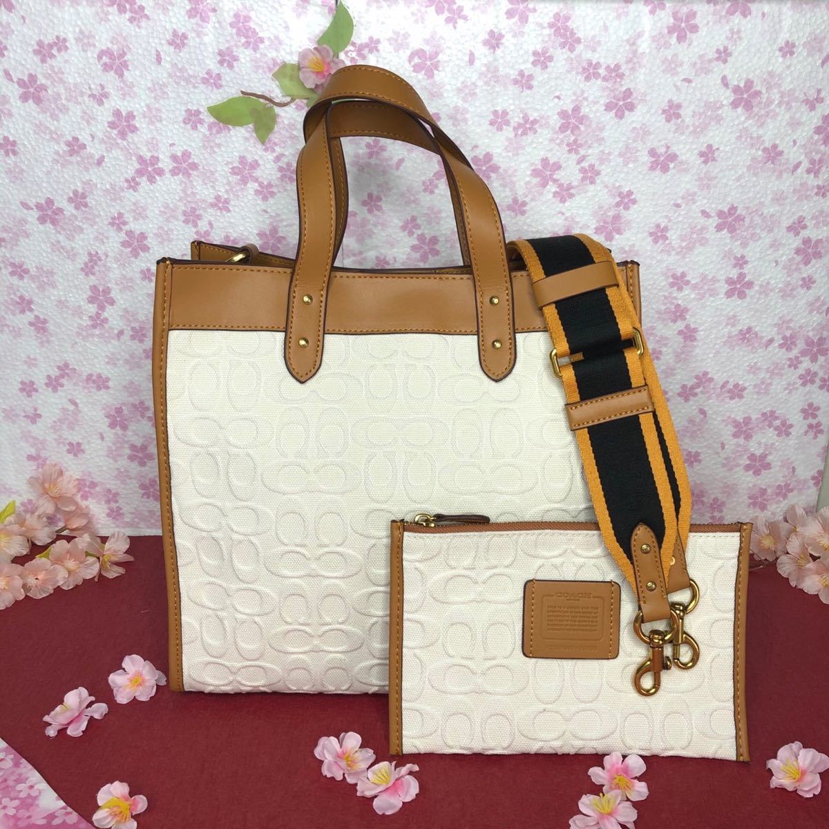 COACH コーチ フィールドトートシグネチャーキャンバス 新品未使用