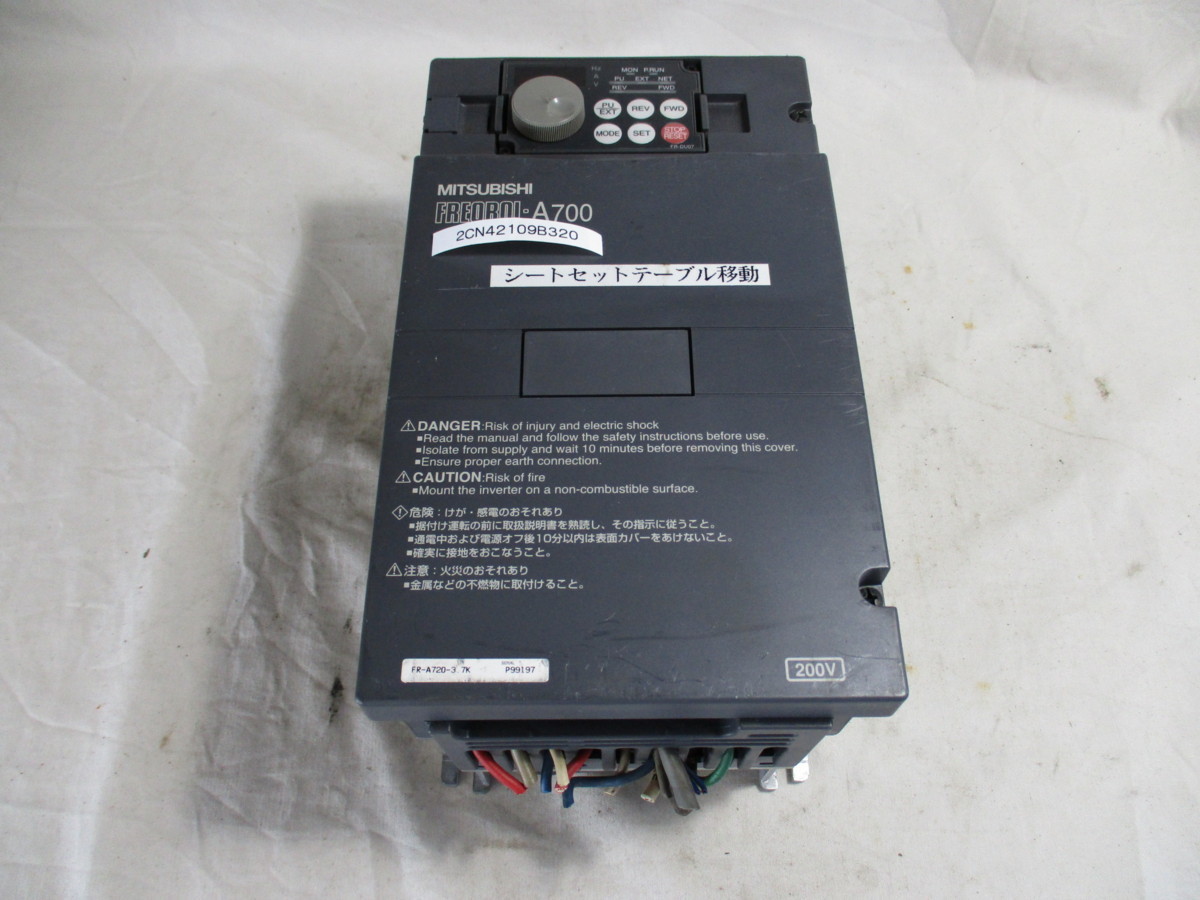 インバータ | FR-A720-3.7K MITSUBISHI 3.7kW Inverter Mitsubishi FR 