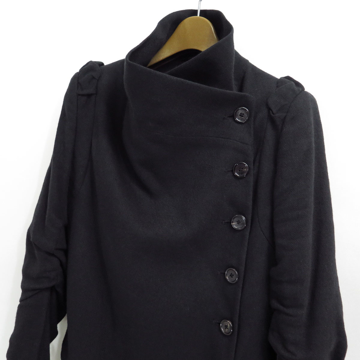 ANN DEMEULEMEESTER ウールコート 2009 ANN DEMEULEMEESTER WOOL LONG COAT 34 ARCHIVE アンドゥムルメス