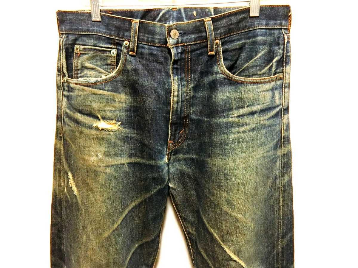 リーバイス W33(85) 美色落ち 502xx 502 復刻 レプリカ BIGE 赤耳