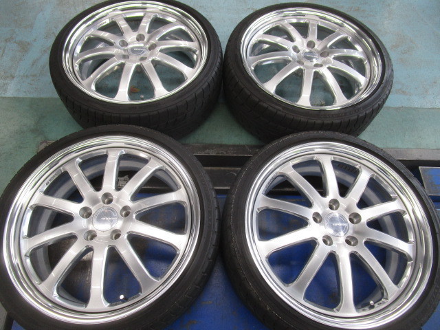 WORK GNOSIS HS204】 19x7.5J +53 PCD114.3/5H 225/35R19 ノア 