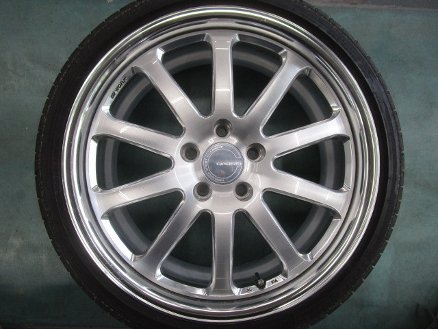 WORK GNOSIS HS204】 19x7.5J +53 PCD114.3/5H 225/35R19 ノア
