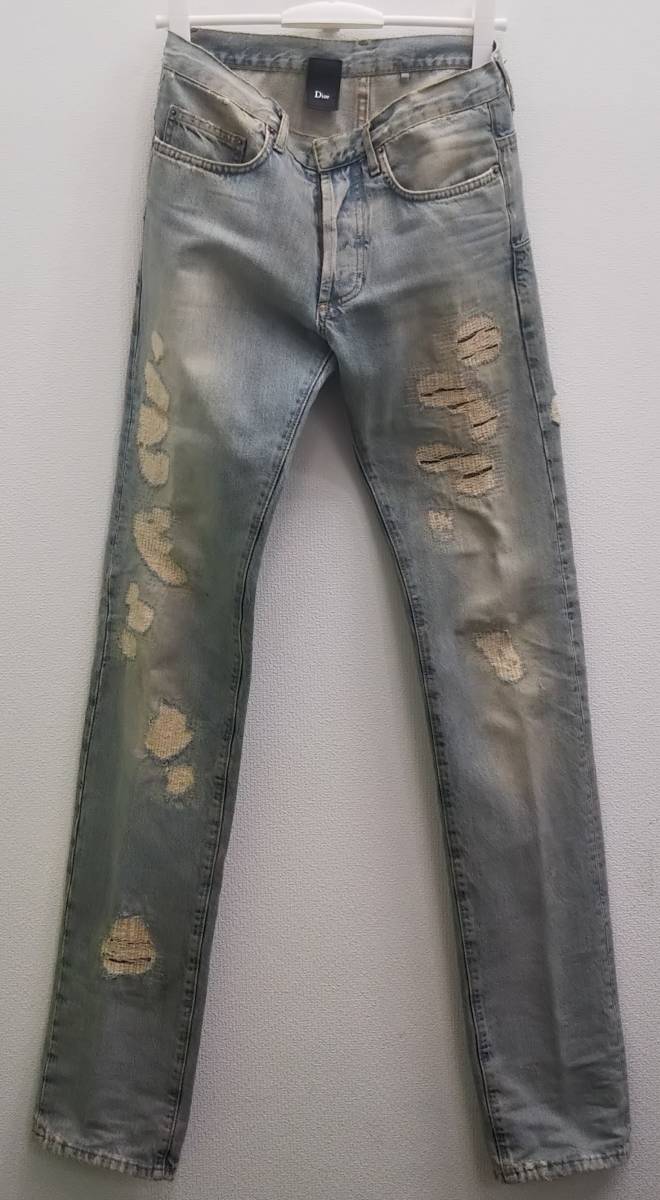 2156】Dior ディオール Christian Dior デニム ジーンズ Gパン レア  