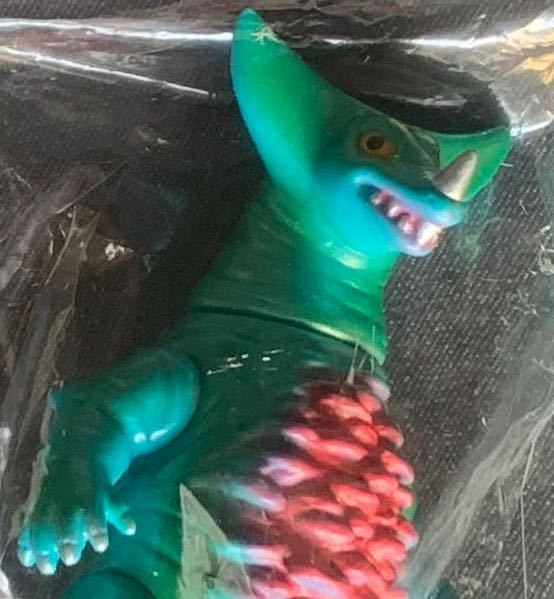ブルマァク リトル ゴモラ 青 メタリックグリーン ウルトラ マン Q 