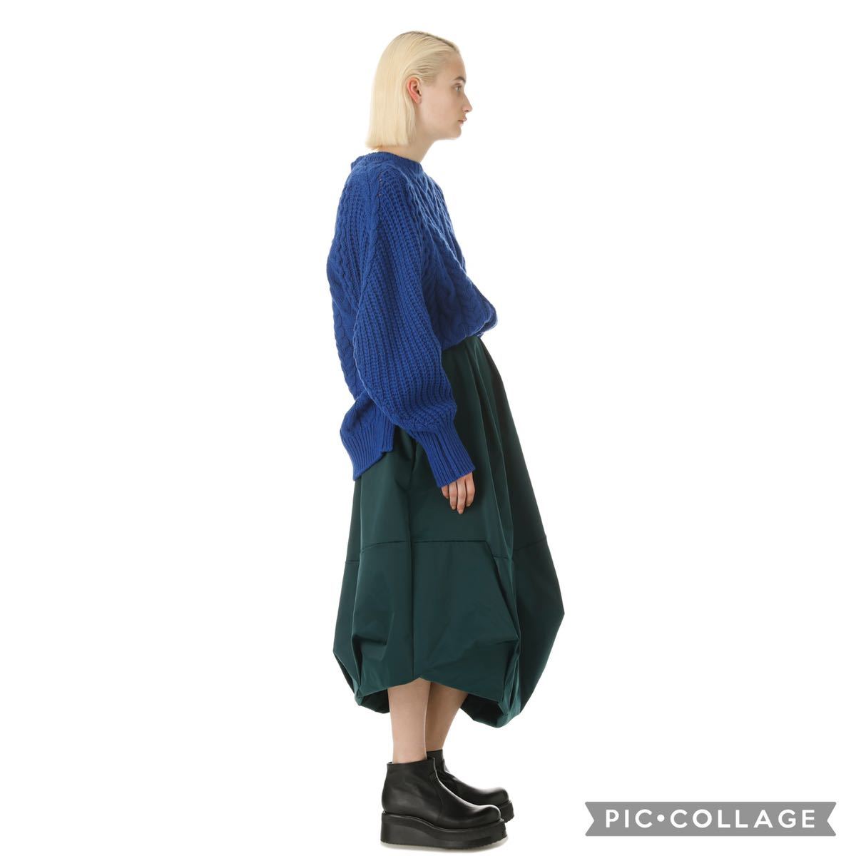 ◇ENFOLD（エンフォルド） 2019AWアシンメトリーバルーンスカート 黒