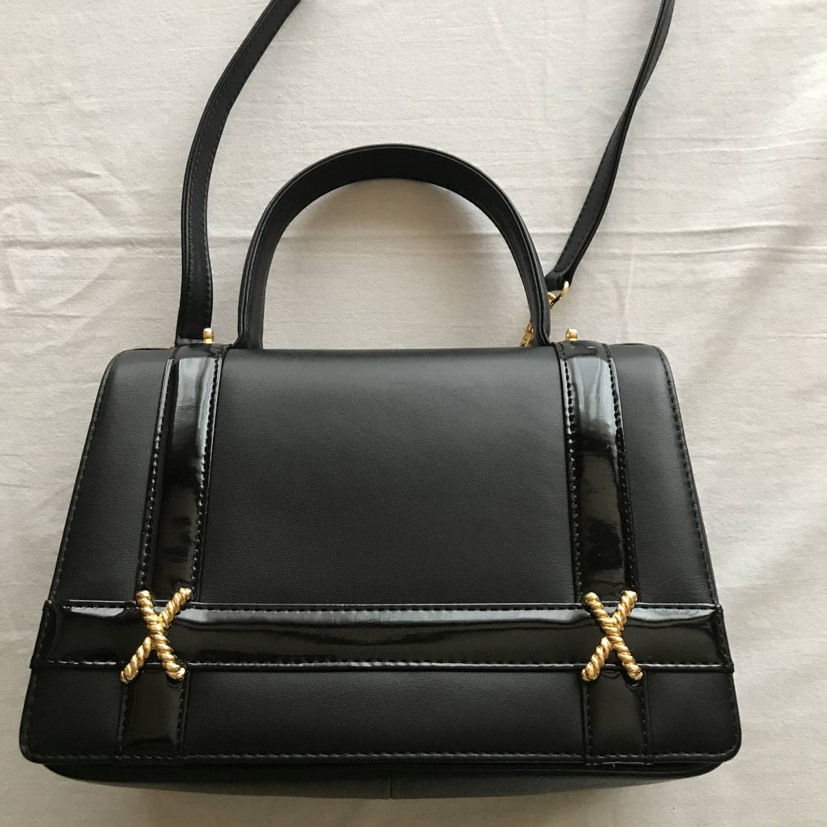【HOT，お買い得】 キミジマ ２WAYショルダーバック 黒 レザー レディース(その他)｜売買されたオークション情報、yahooの商品情報をアーカイブ公開 - オークファン その他