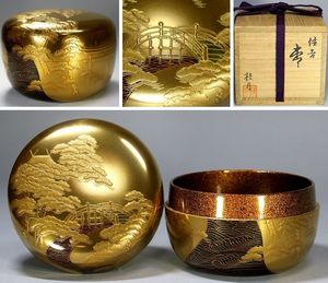 蒔絵 平棗のYahoo!オークション(旧ヤフオク!)の相場・価格を見る  