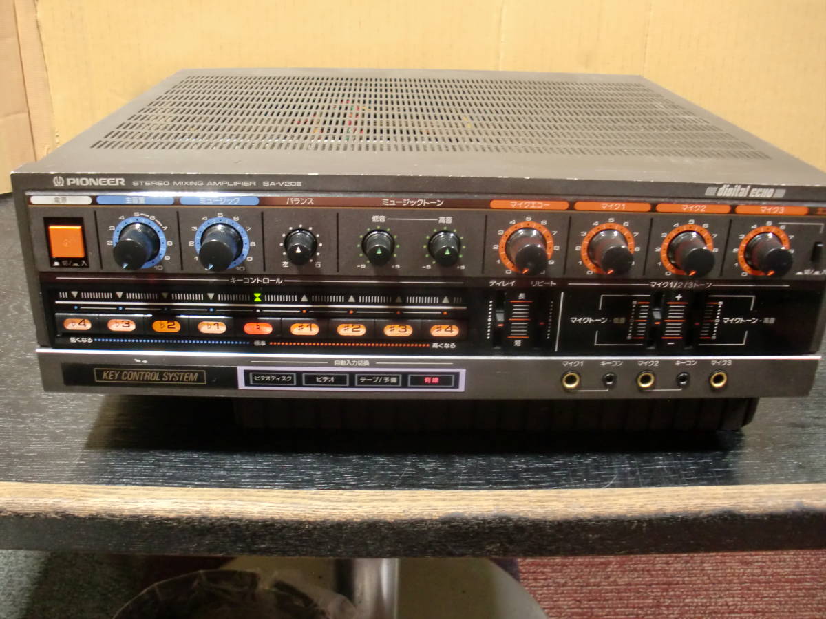 8 パイオニア カラオケアンプ SA-V20Ⅱ 動作確認済み 中古品