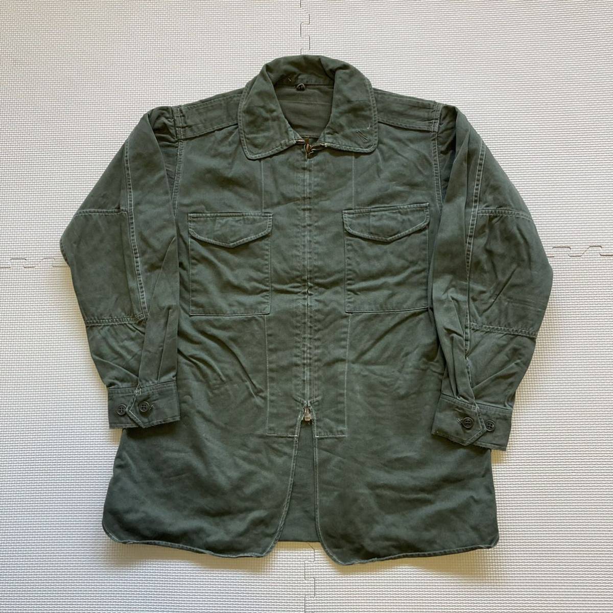 陸上自衛隊 1970年 札幌 作業服 65式 桜QマークZIP ミリタリージャケット 3