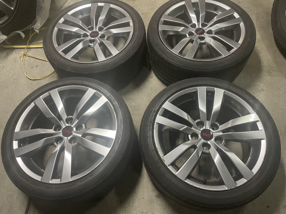 スバル STI WRX 純正 エンケイ 18インチ アルミホイール PCD114.3 5穴
