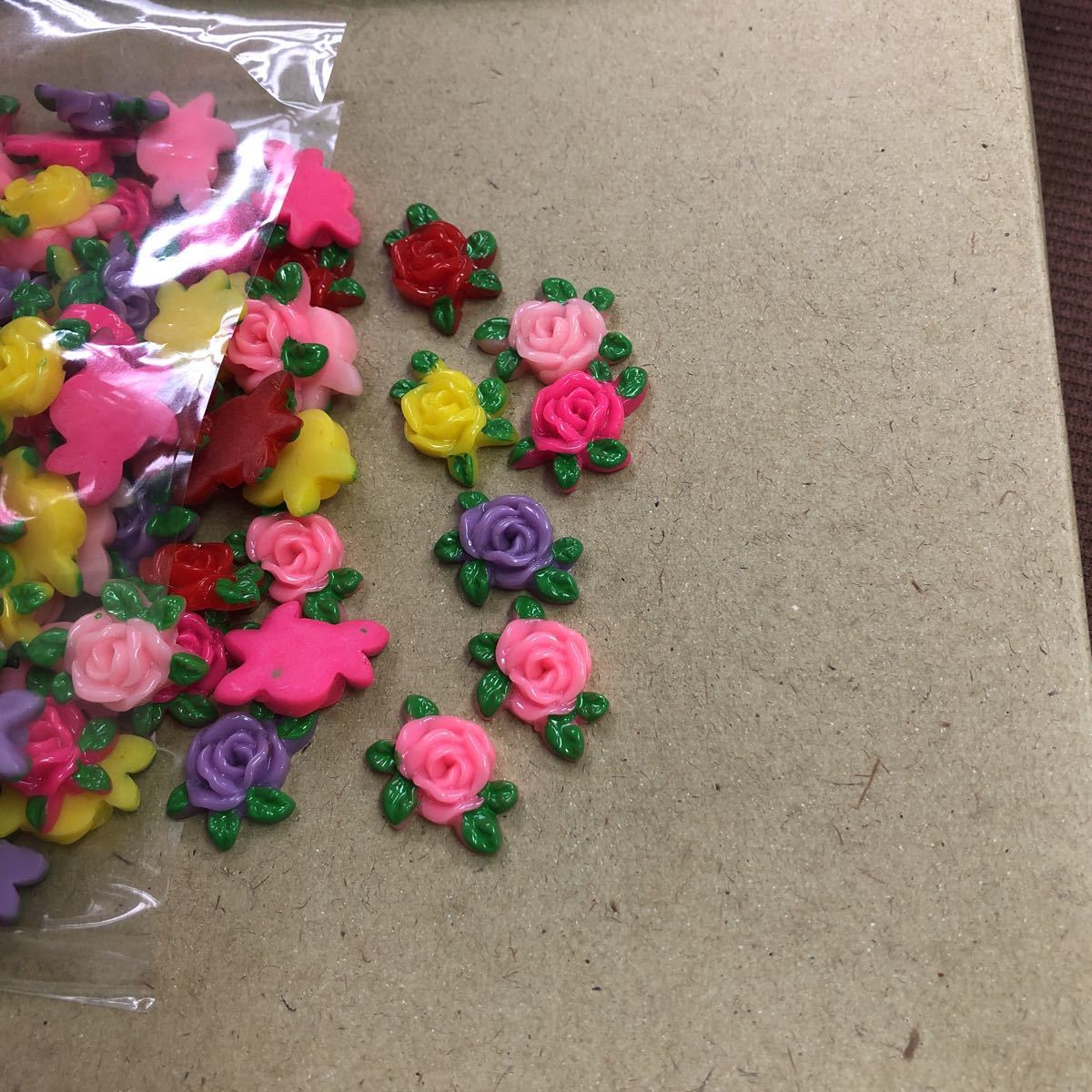 プラパーツ 薔薇 大量 まとめ売り 200個 MIX_3