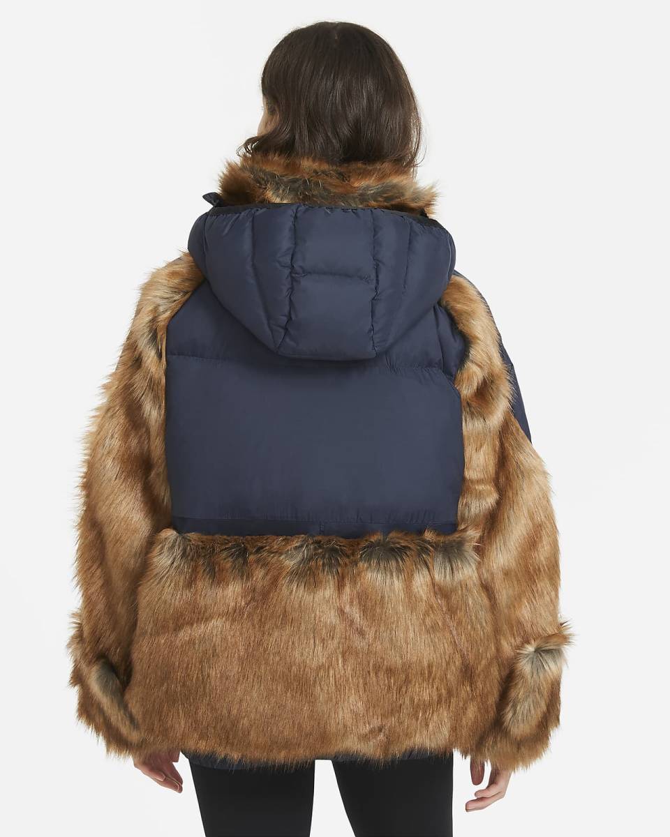 SACAI xNIKE 20AW ダウンジャケット ネイビー XL 新品 定価66000円 