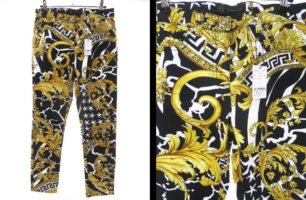 【定番人気，HOT】VERSACE ヴェルサーチ PANTALONEDENIM レディース パンツ A83651イタリア製(ボトムス)｜売買されたオークション情報、yahooの商品情報をアーカイブ公開 - オークファン 女性用