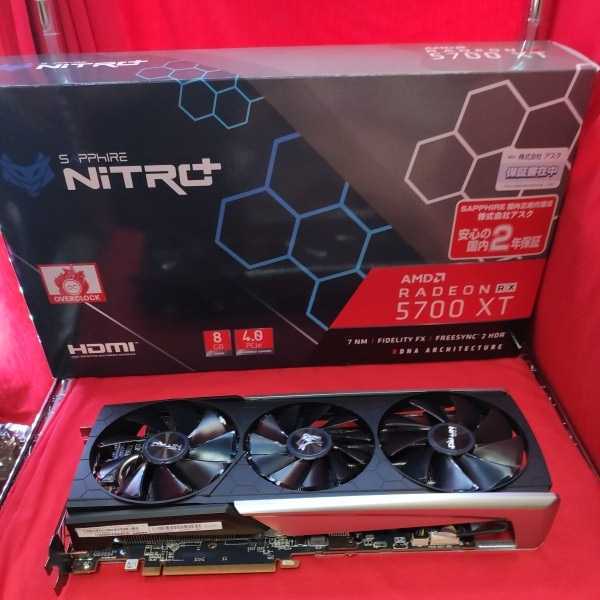 SAPPHIRE NITRO+ Radeon RX5700XT 8G GDDR6 0 RX Radeon RX5700XT 1 Nitro