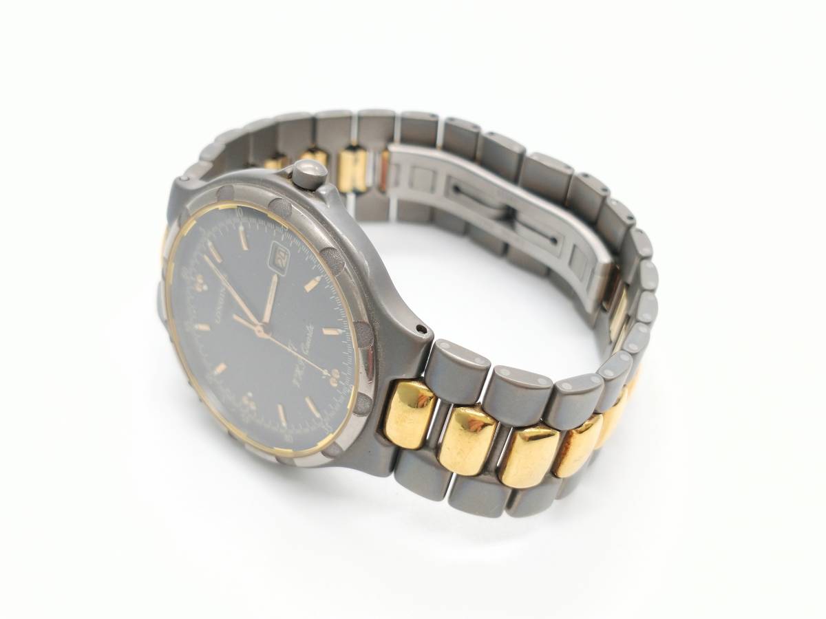 LONGINES 腕時計 4026 チタン コンクエスト クオーツ ロンジン 