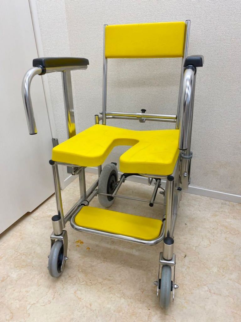 T1022 KAWAMURA/カワムラサイクル シャワーキャリー チェア 入浴用