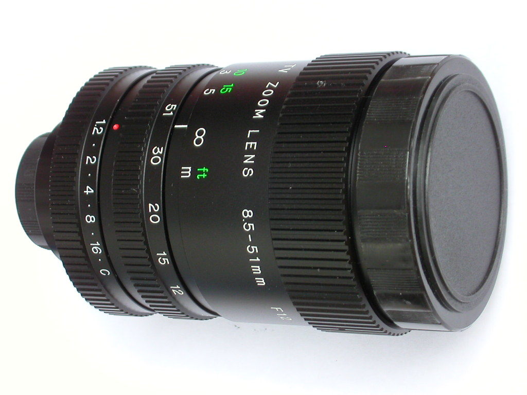 AVENIR CCTV ZOOM LENZ 8.5mm-51mm F1.2 Cマウント 未使用 CCTV Lens Camera Iris, Manual Movie