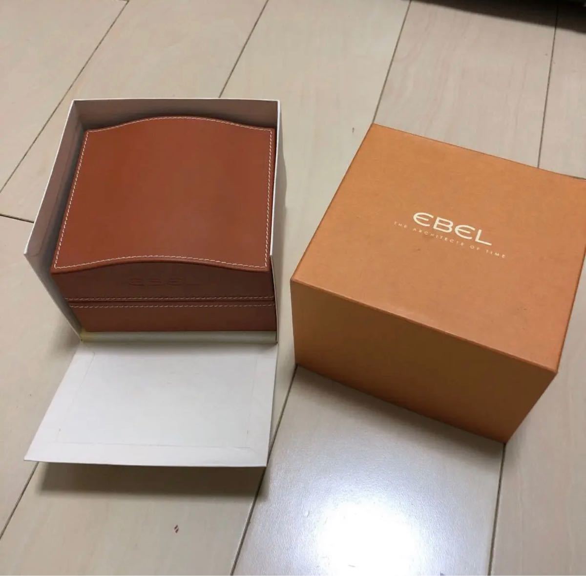 エベル 空箱 ウォッチケース 1円〜 腕時計 ☆ZT-13 EBEL 本革 動画