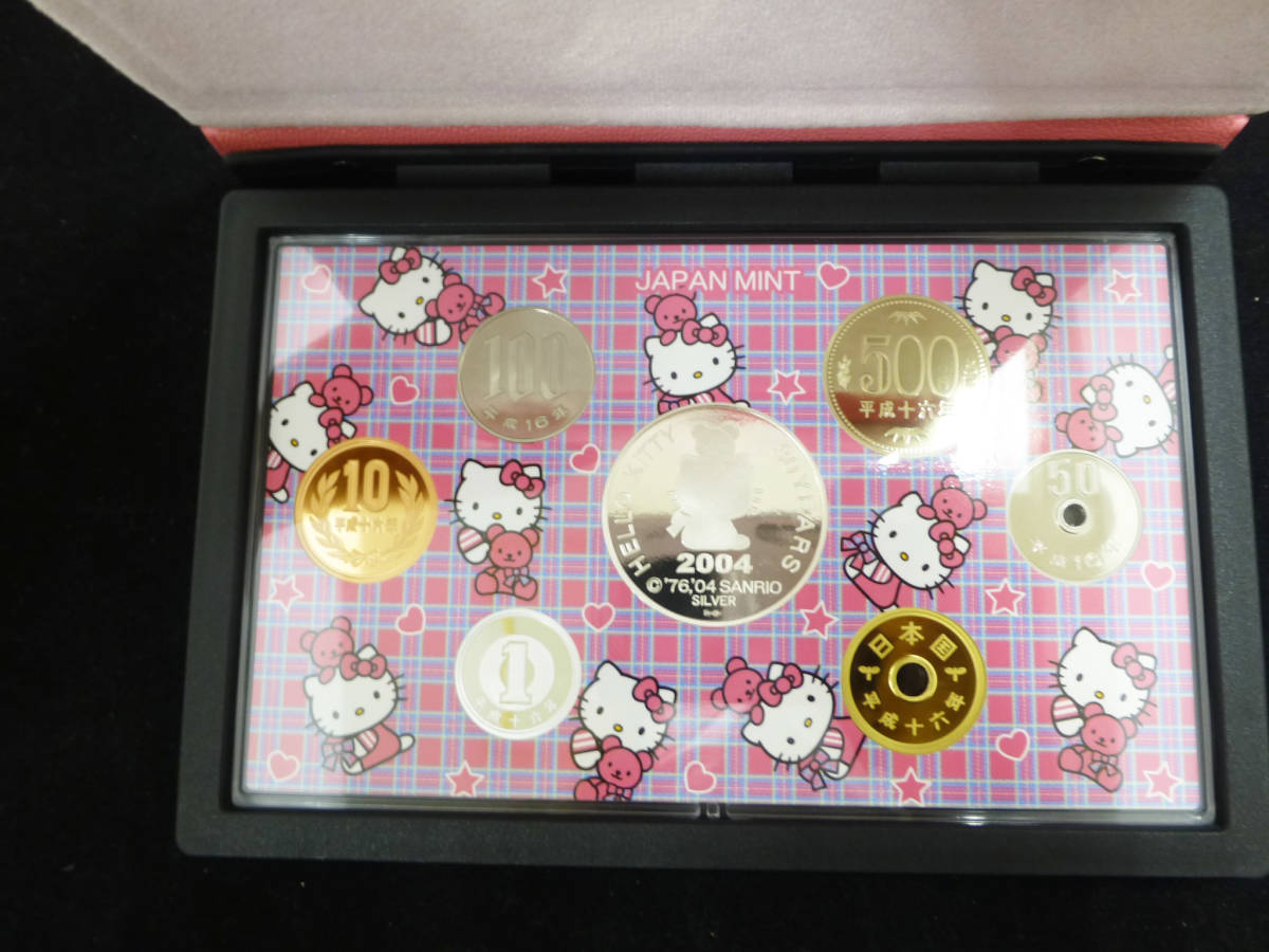 H482☆ハローキティ誕生30周年2004プルーフ貨幣セット☆1セット☆ ハロー