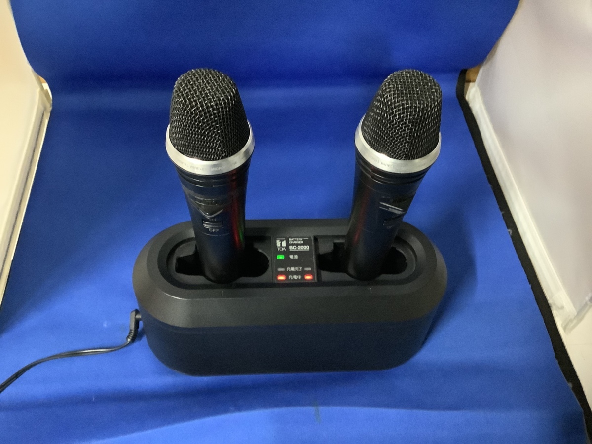 ○○○TOA BCー2000 ワイヤレスマイク・充電器セット(ジャンク品)○○