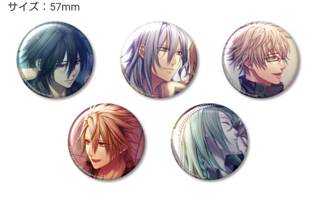 AMNESIA アムネシア 缶バッジ シン トーマ イッキ ケント ウキョウ