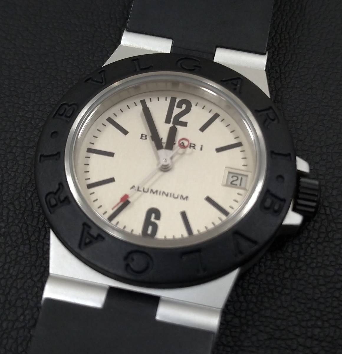 1円/ジャンク】BVLGARI(ブルガリ）AL32A アルミニウム ボーイズ 