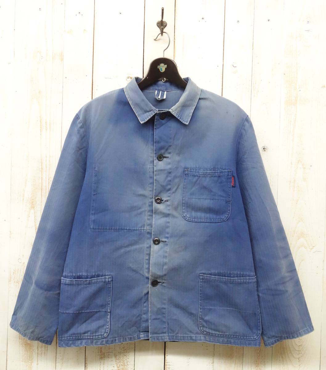 VINTAGE EU ヨーロッパ古着 ＊Germany ドイツ＊Pionier HBT ヘリンボーンツイル 　ワークジャケット　102＊古着卸　ヨーロッパ仕入　買付