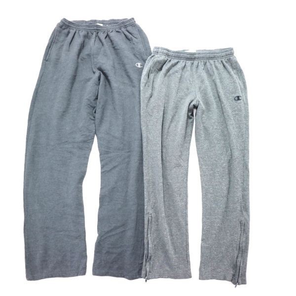 ◎チャンピオン スウェットパンツ set モノトーン NAVY リブ 他 (L/XL) 8枚セット まとめ売り 大量 古着卸 1円スタート 最落なしME6592 チャンピオン スウェットパンツ | 楽ちん 綿100% コラボの通販