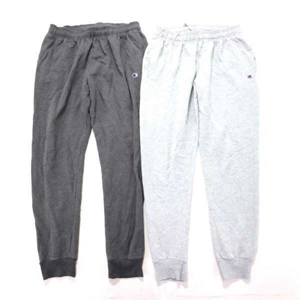 ◎チャンピオン スウェットパンツ set モノトーン NAVY リブ 他 (L/XL) 8枚セット まとめ売り 大量 古着卸 1円スタート 最落なしME6592 チャンピオン スウェットパンツ | 楽ちん 綿100% コラボの通販