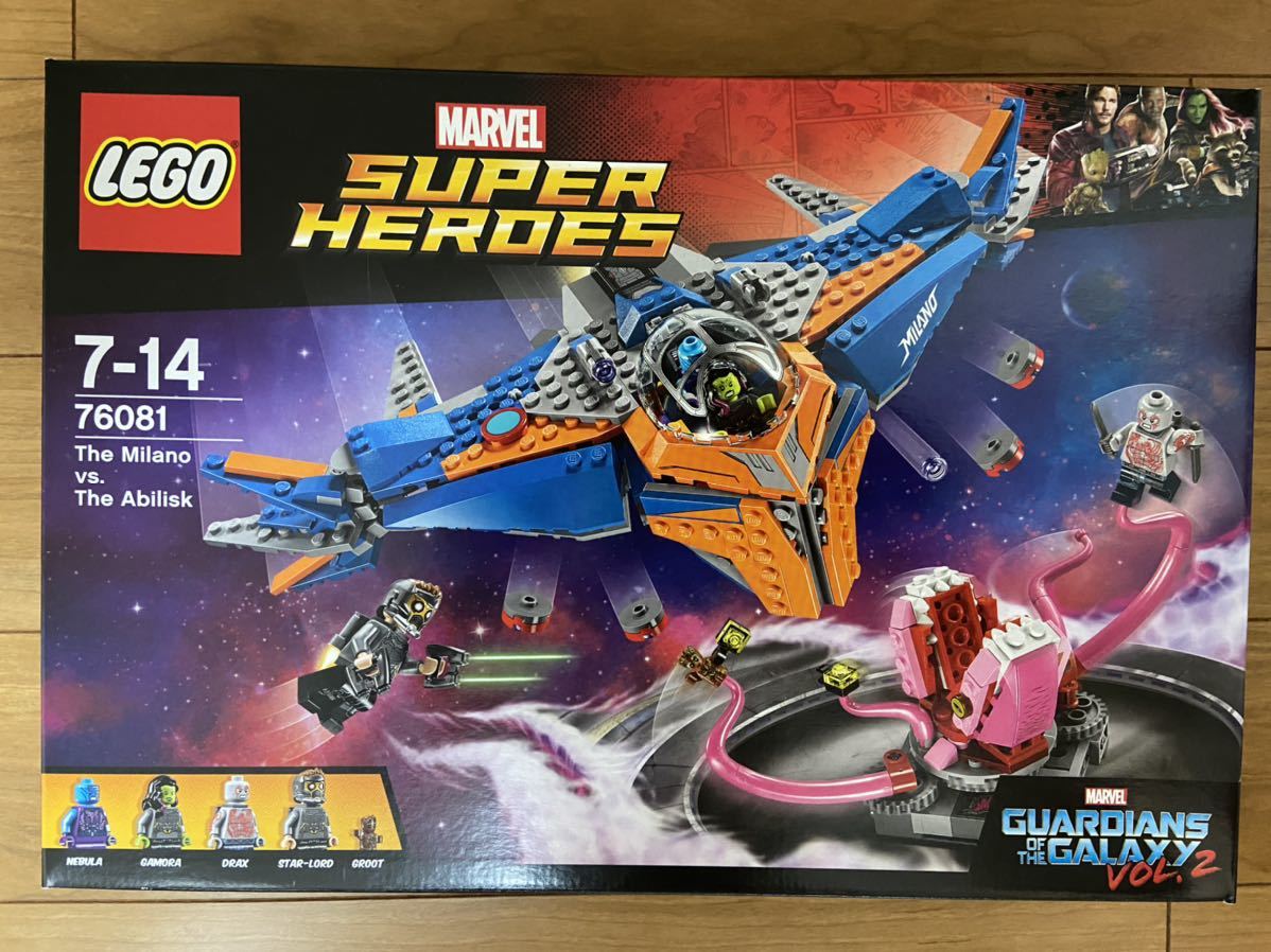 未開封 LEGO レゴ 76081 マーベルスーパーヒーローズ 宇宙船ミラノ vs.アビリスク ガーディアンズオブギャラクシー