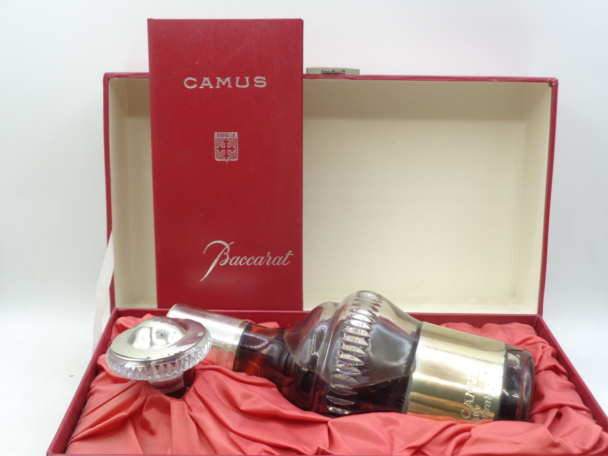 同梱OK商品】CAMUS カミュ シルバートップ バカラ クリスタルボトル