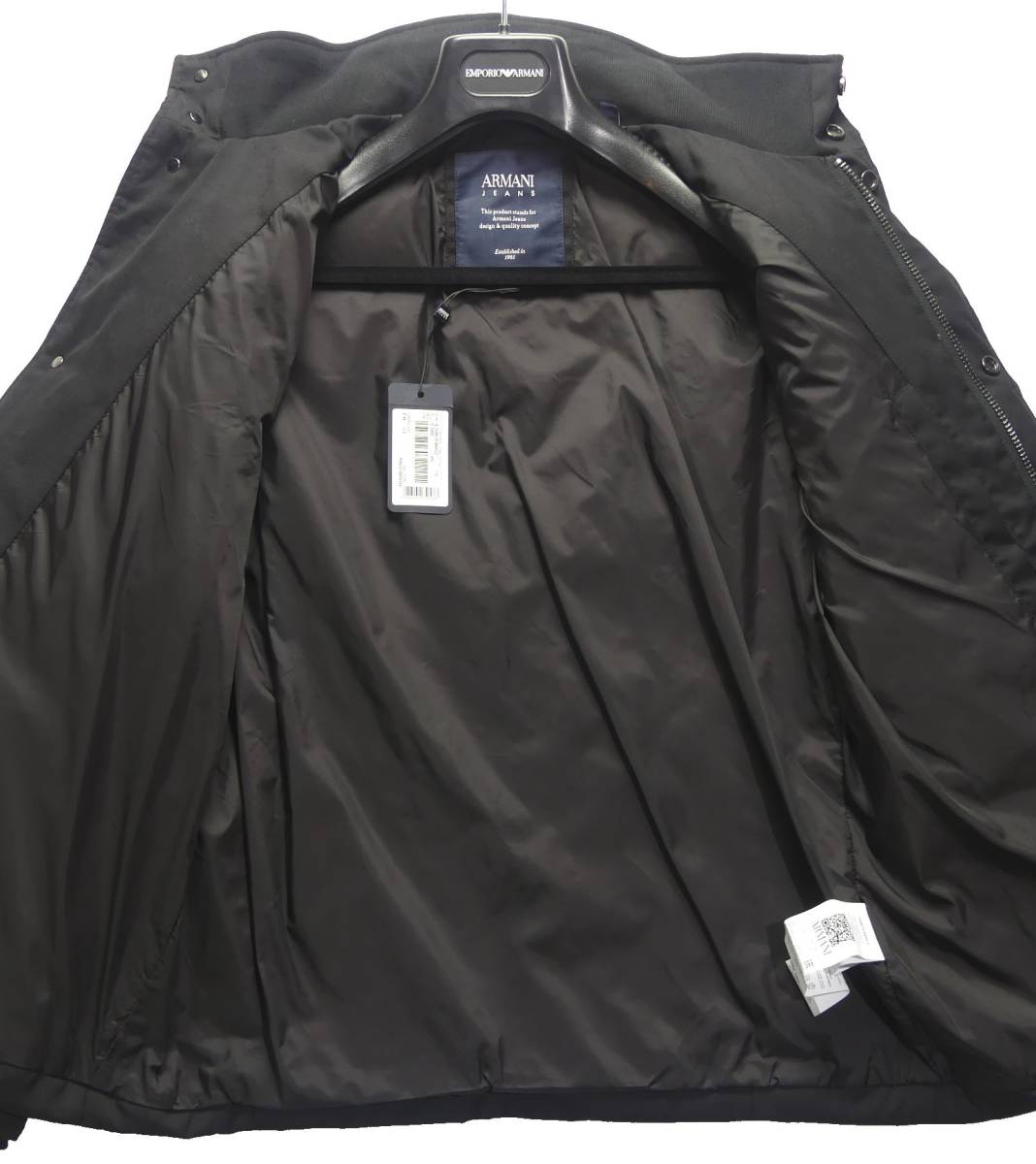 秋冬物91,000円新品ARMANI JEANSアルマーニ☆ビジネスシーンにも対応  
