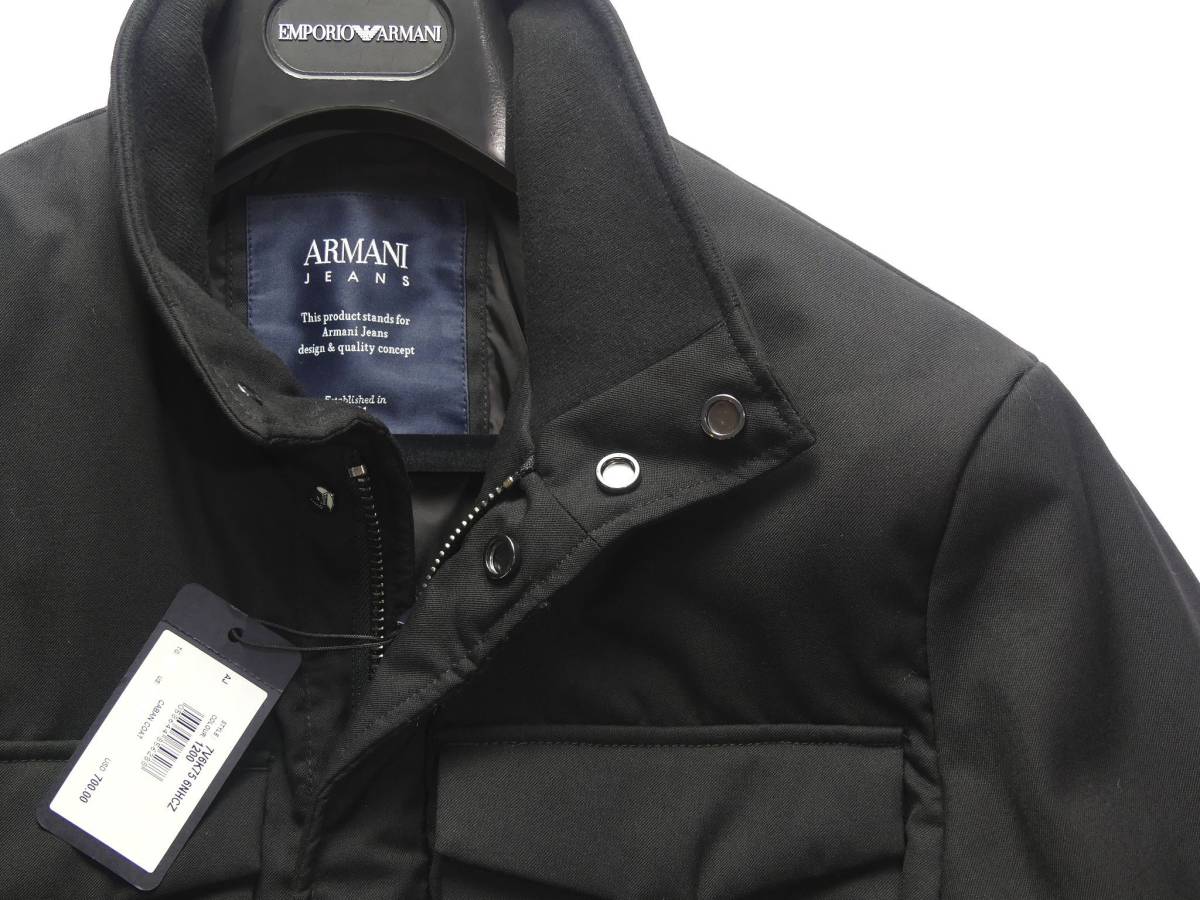 秋冬物91,000円新品ARMANI JEANSアルマーニ☆ビジネスシーンにも対応  
