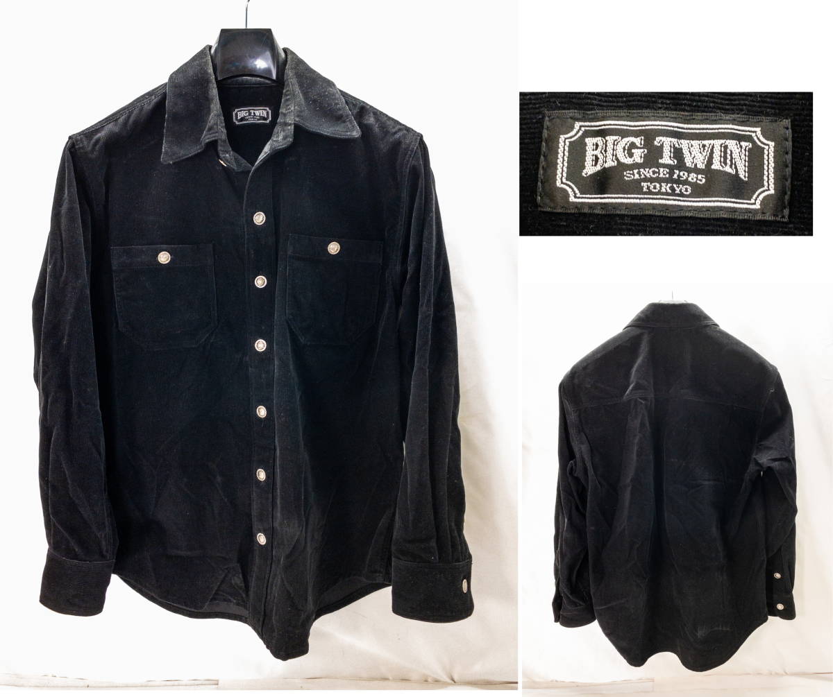 3Q売切！税無し◇BIG TWIN ビッグツイン 長袖 シャツ Lサイズ相当 