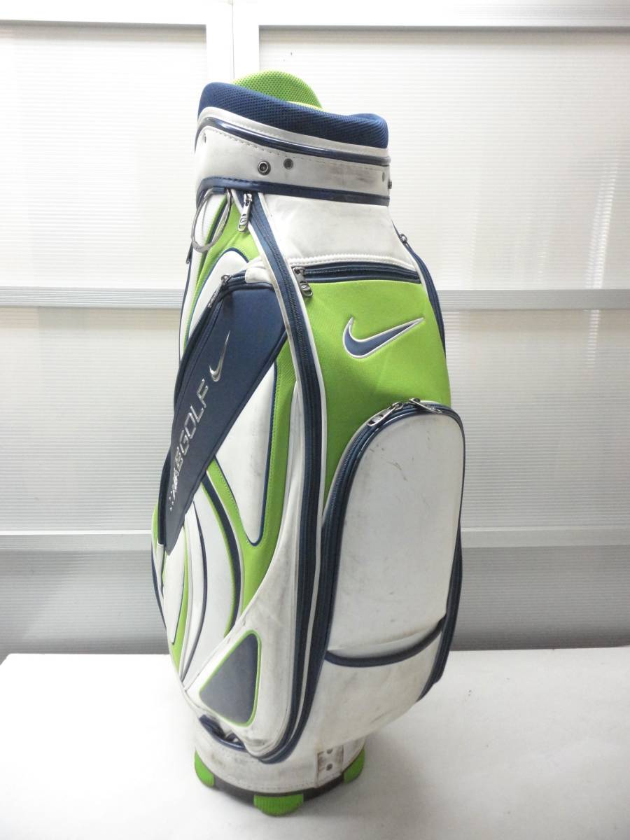 ☆即決！☆NIKE/ナイキ☆キャディバッグ/カートバッグ☆WHT×NVY×GRN