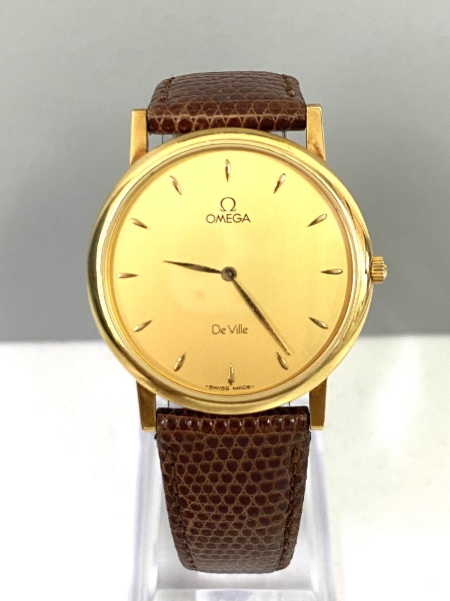 ☆OMEGA オメガ DE VILLE デビル Ref.195 2378 Cal.1378 K18 750