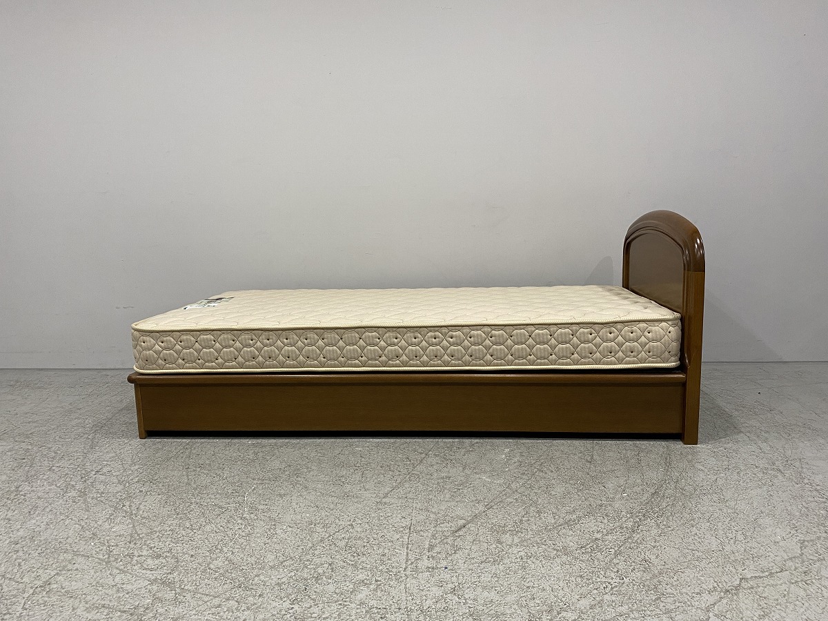FRANCEBED deluxe 高密度連続スプリング シングルマットレス ベッド