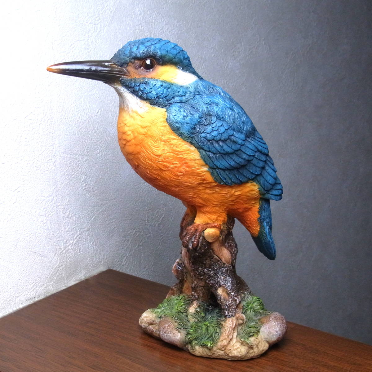カワセミ 鳥 フィギュリン 川蝉 : 置物 高さ8.5cm ロイヤルウースター