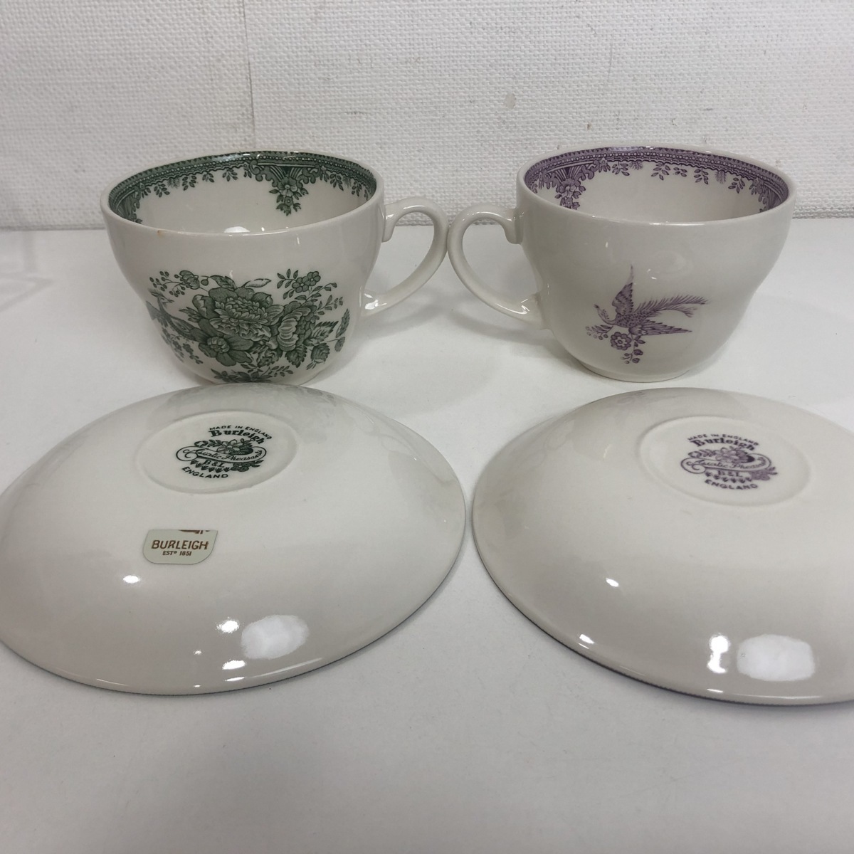 バーレイ Burleigh 英国輸入雑貨 プラムアジアティックフェザンツ 