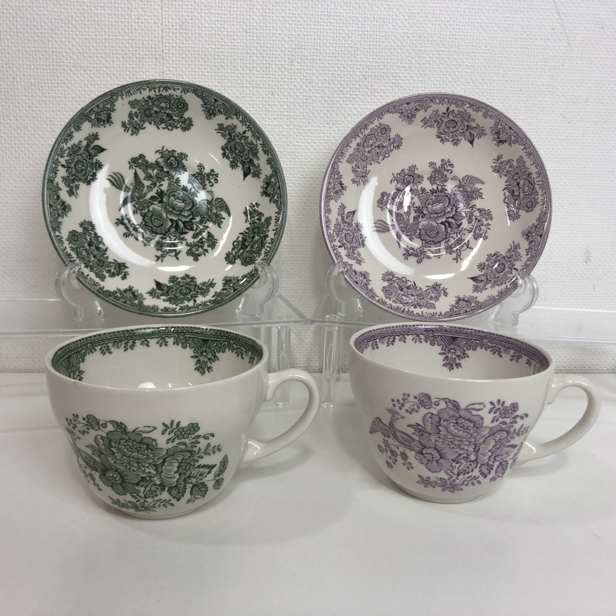 バーレイ Burleigh 英国輸入雑貨 プラムアジアティックフェザンツ 