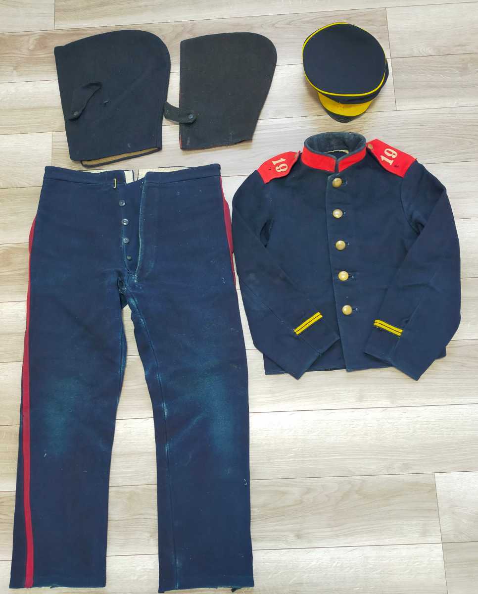 旧日本軍 軍服 日清戦争 歩兵連隊 明治 当時物 戦時中(制服)｜売買され
